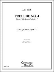 Prelude #4 2 Euphonium 2 Tuba Quartet P.O.D. cover